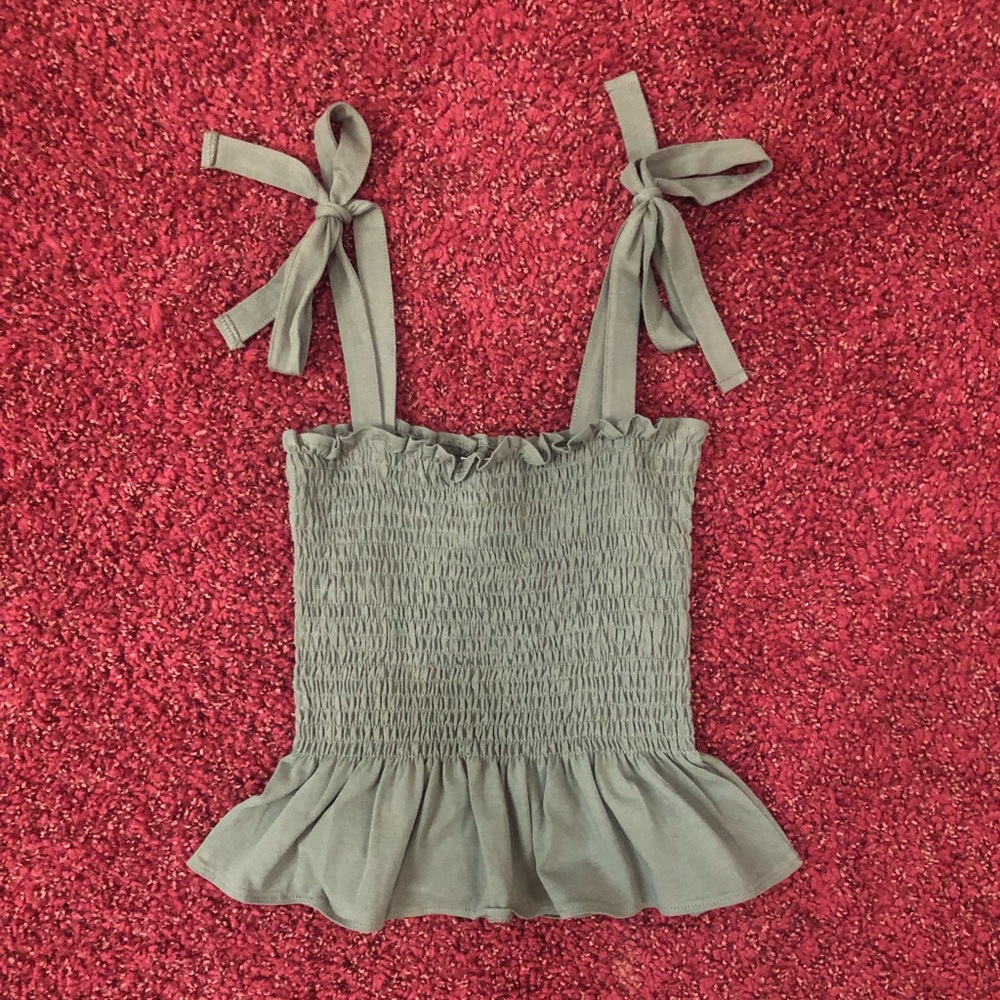 h&m tie strap tank